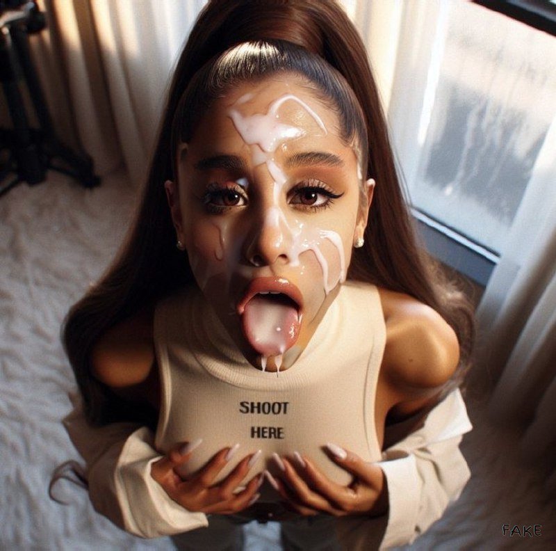 Ariana Grande cum face #1SfCFzod
