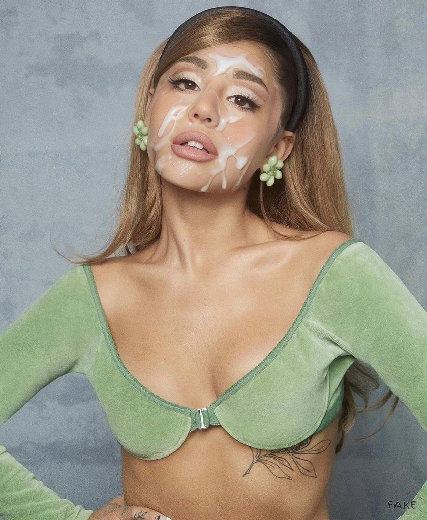 Ariana Grande cum face #Jucm9AM1